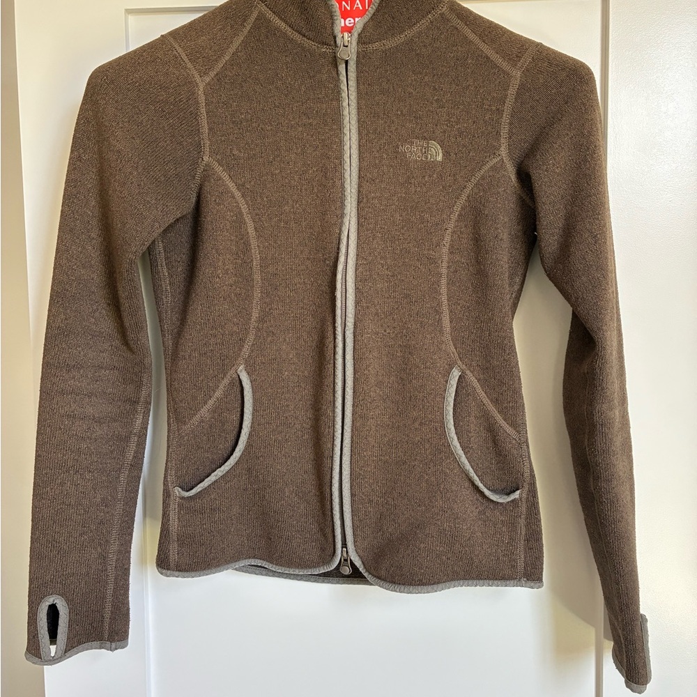 The North Face Brown Zip-Up Jacket